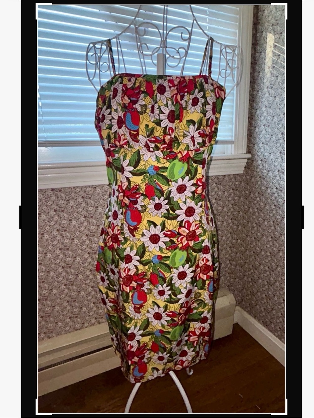 Retro Inspired Floral/ Flower Power Cami Dress